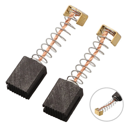 1 Pair Carbon Brush Grinding Replacement Spares 6 x 10 x 14 mm
