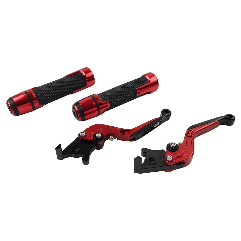 Folding Extendable Brake Clutch Lever for Honda Forza 125 (2018–2023) - Red