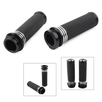 2X 1" Electronic Throttle Hand Grips for Harley Touring Tri-Glide