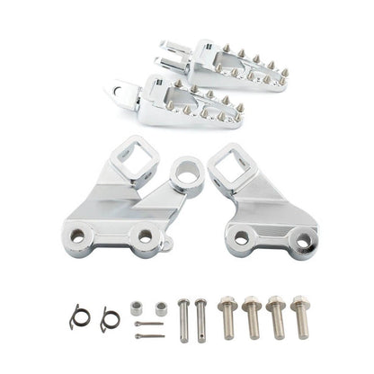 Chrome Front Footrest Bracket for Yamaha Vmax 1200 VMX1200 (1985–2007)
