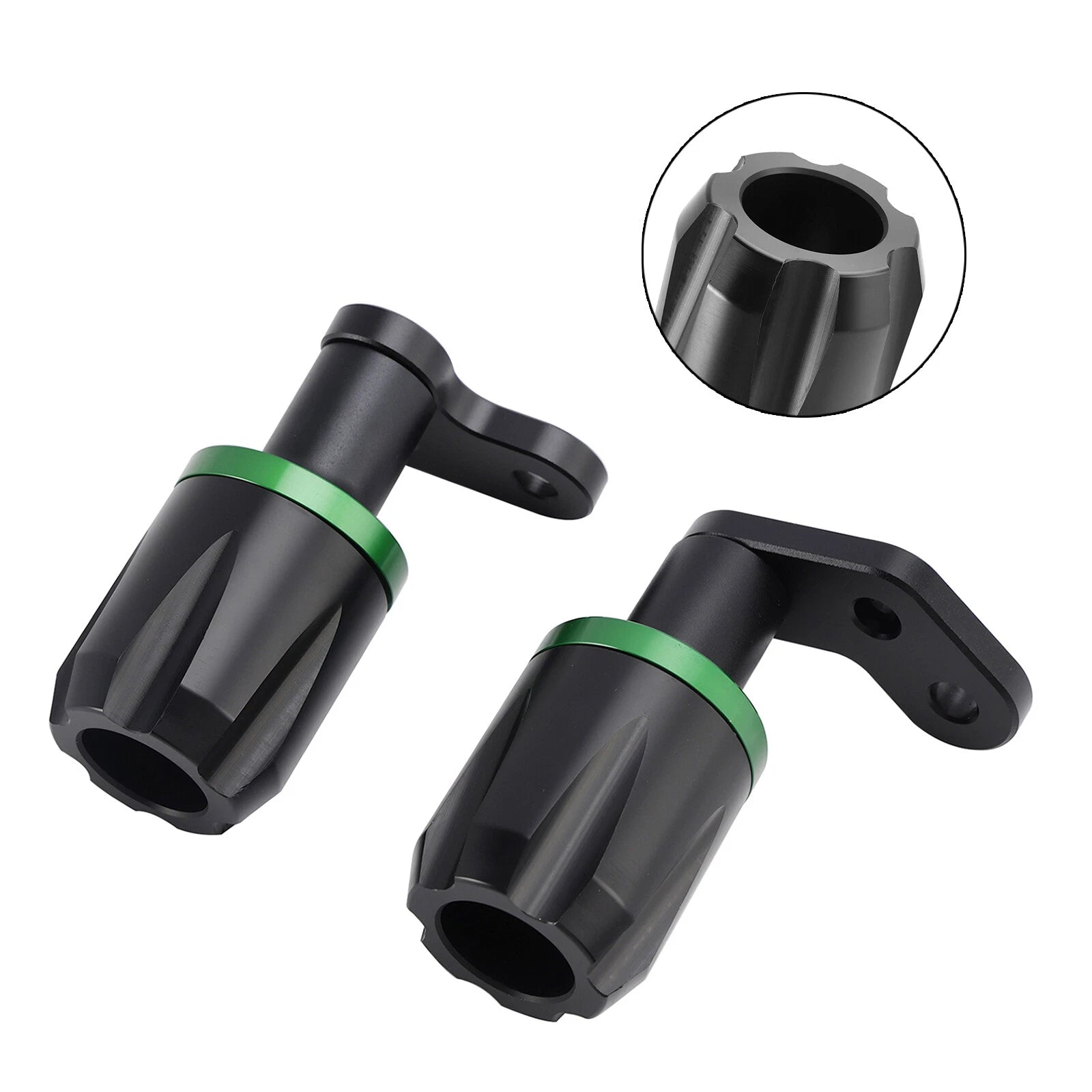 Crash Bobbin Protector Slider for Kawasaki ZX-6R (2024–2025) - Aluminum Green