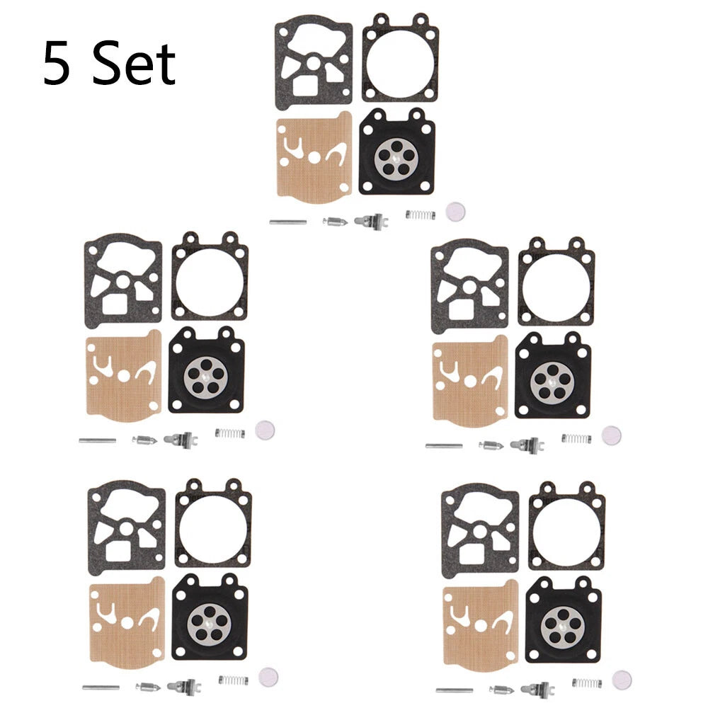 Set of 5 Chainsaw Carburetor Gasket Kit for 4500 5200 5800 (38-58)