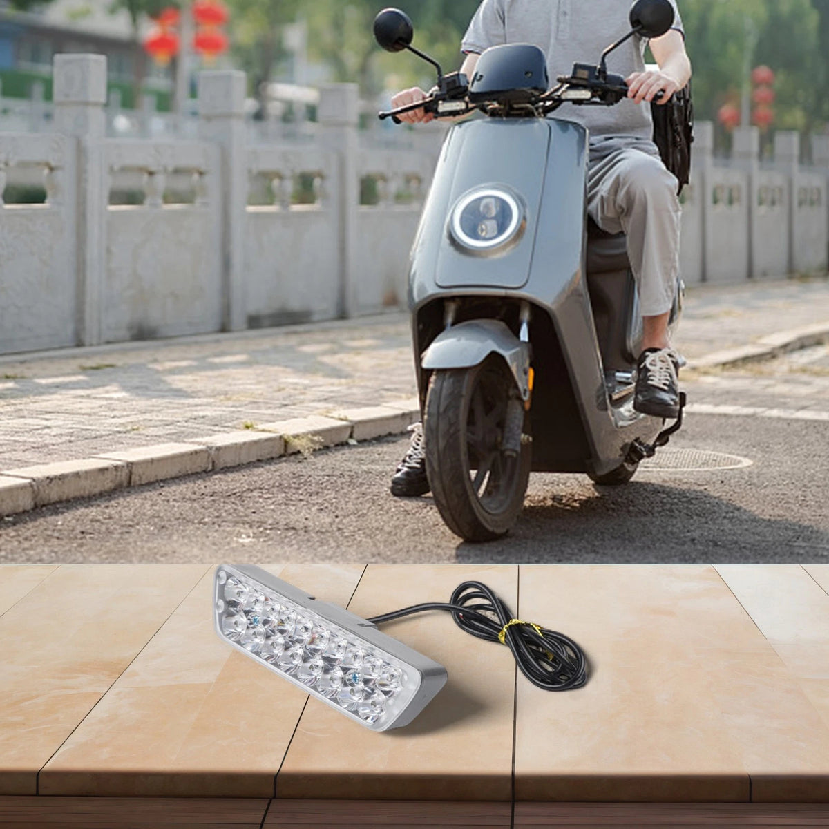 12V Electric Bicycle Headlight for eBike Scooter