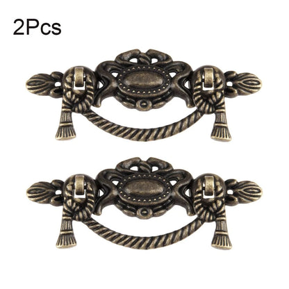 6Pcs Antique Furniture Pull Handle Vintage Drawer Jewelry Box Cabinet Pull Knob