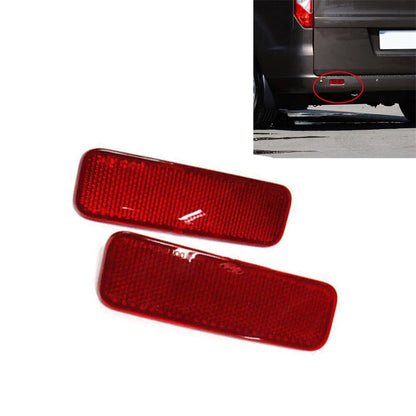 1 Pair Rear Bumper Reflector Light Lens Cover for Ford Transit Van (2013–Present)