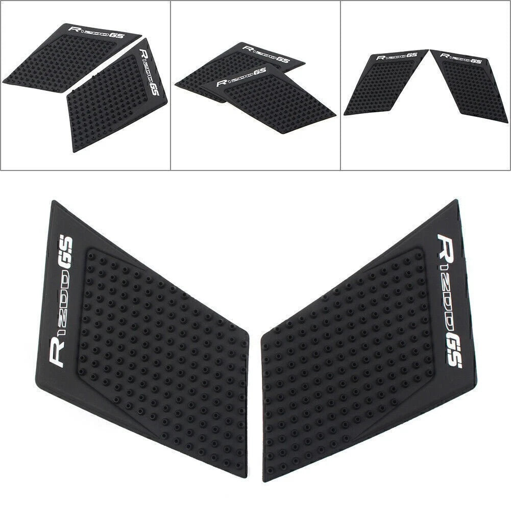 Tank Traction Pad for BMW R1200GS (2004–2012) - Black Knee Grip Protector