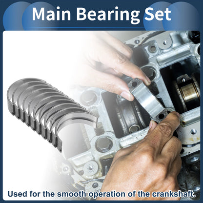 Main Bearing Set No.A2710330601 for Mercedes-Benz C200 (2003–2014) 10 Pcs