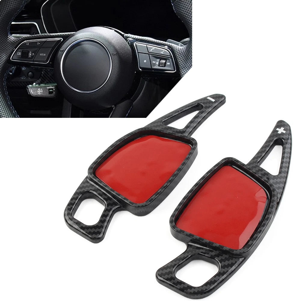 2X Steering Wheel Paddle Shifter Extension for Audi A3 A4 S4 A5 A6 A7 (2010–2020)
