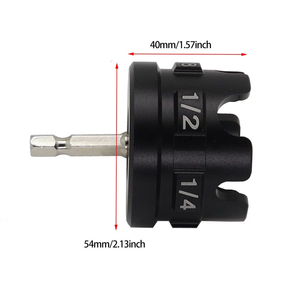 Aluminum Alloy Nut Zipper Drill Attachment for Fast Nut and Bolt Removal