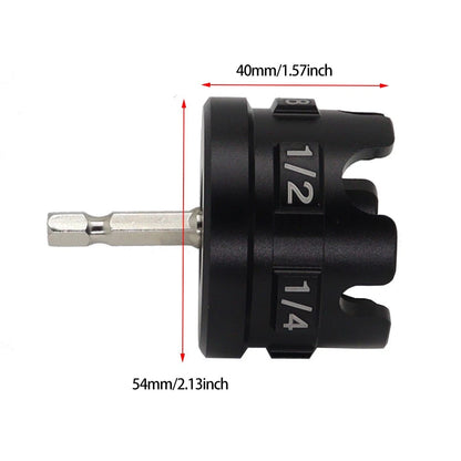 Aluminum Alloy Nut Zipper Drill Attachment for Fast Nut and Bolt Removal