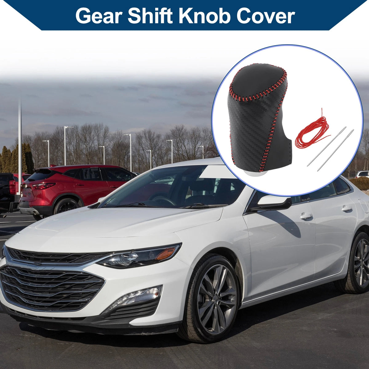 Gear Shift Knob Cover Replacement for Chevrolet Malibu (2016–2020)