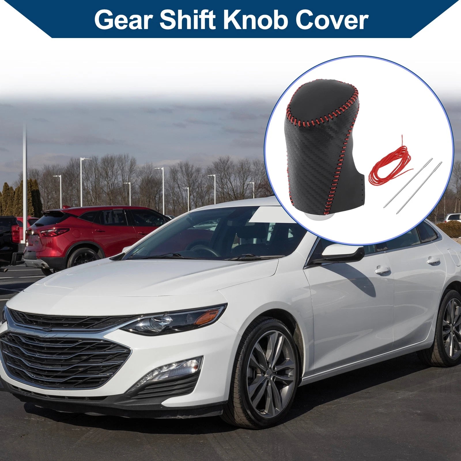 Gear Shift Knob Cover Replacement for Chevrolet Malibu (2016–2020)