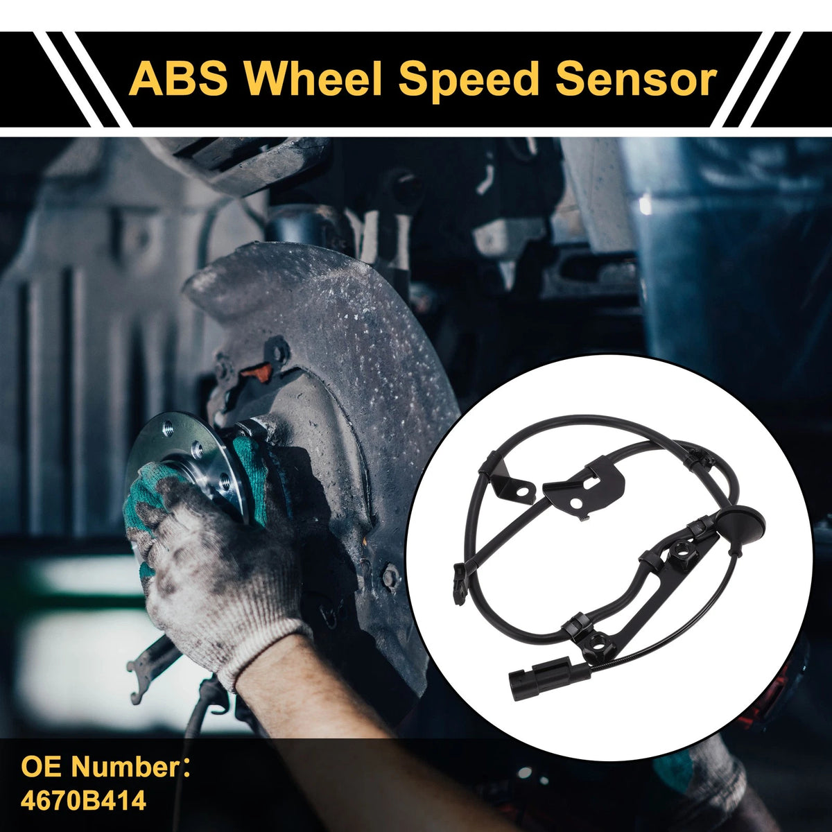 ABS Wheel Speed Sensor Right Rear Replacement for Mitsubishi Outlander (2018–2023)