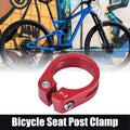 Seat Post Clamp 31.8mm Aluminium Alloy Replacement for Bicycle (Red) (2000–2026)