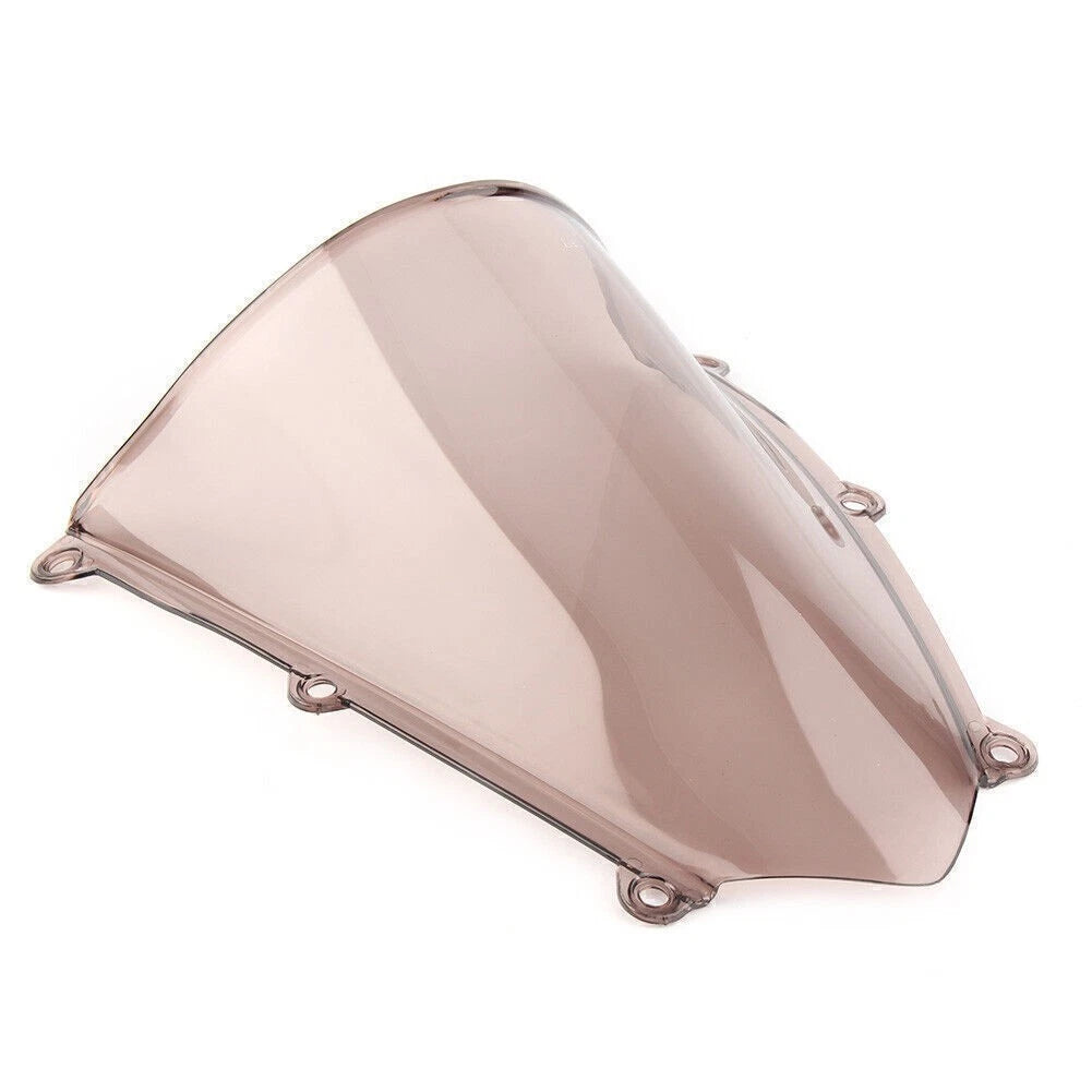 2X Windshield Wind Shields Double Bladder for Honda CBR600RR (2007–2012) Tan