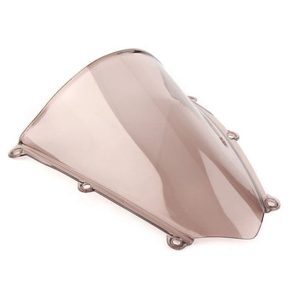 2X Windshield Wind Shields Double Bladder for Honda CBR600RR (2007–2012) Tan