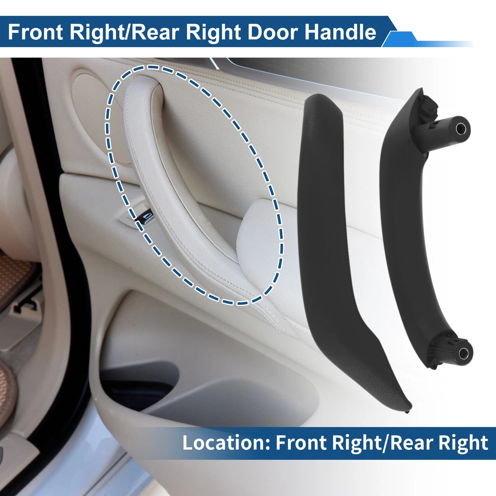 Front Driver Side Inner Door Panel Handle Replacement for BMW X3 F25 (2011–2016)