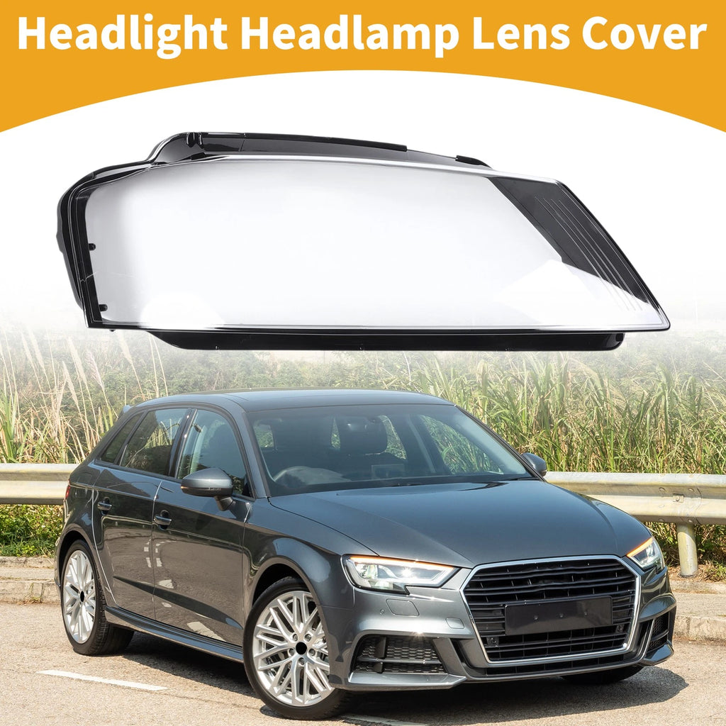 Headlight Lens Cover Front Right Replacement for Audi A3 (2009–2012)