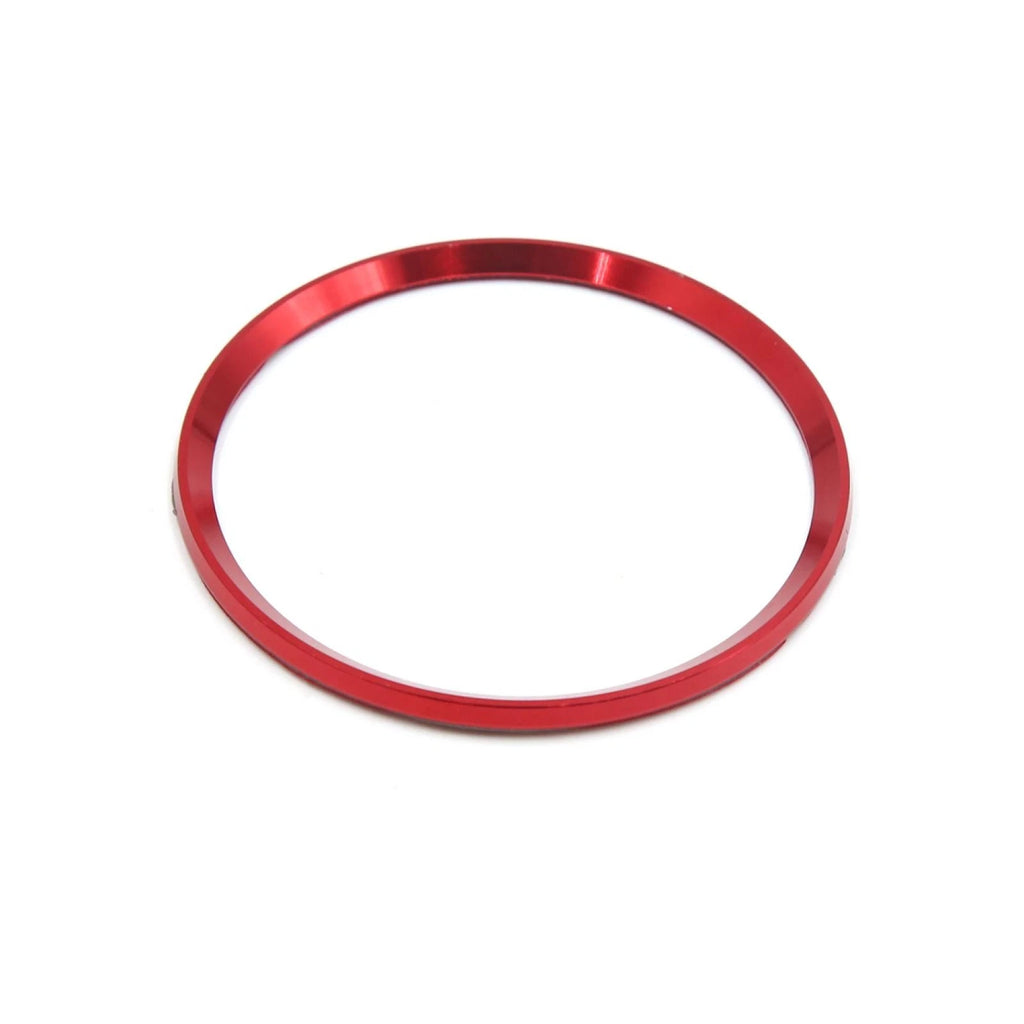 4Pc Wheel Center Hub Ring Decorative Red Aluminum for Audi (2005–2015)
