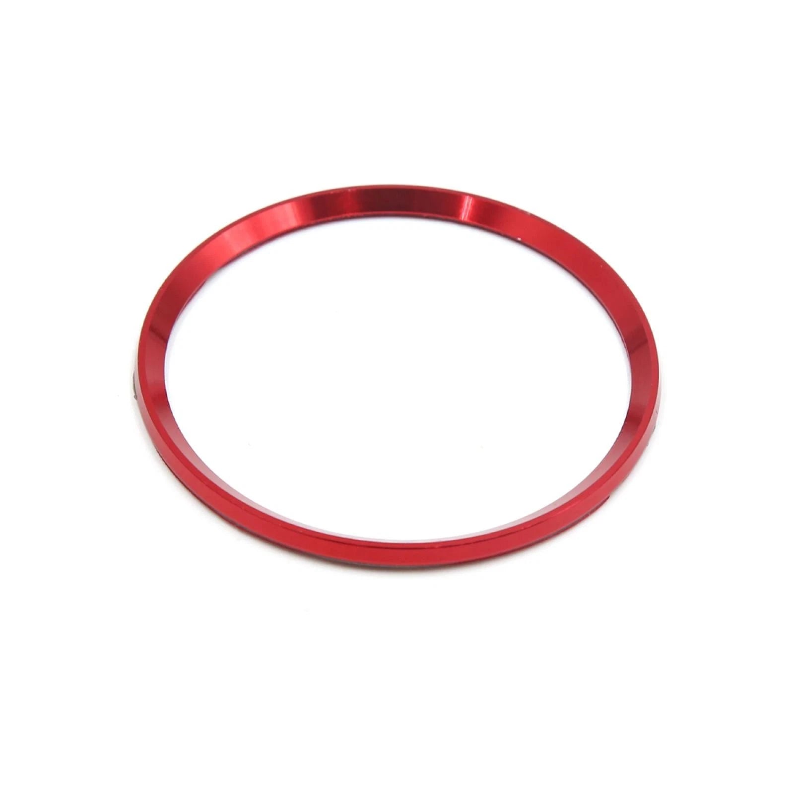 4Pc Wheel Center Hub Ring Decorative Red Aluminum for Audi (2005–2015)