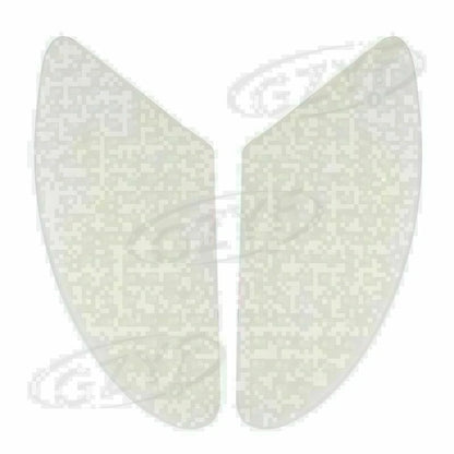 2X Tank Traction Side Pads for Honda CB250 Hornet (1996–2010) - White