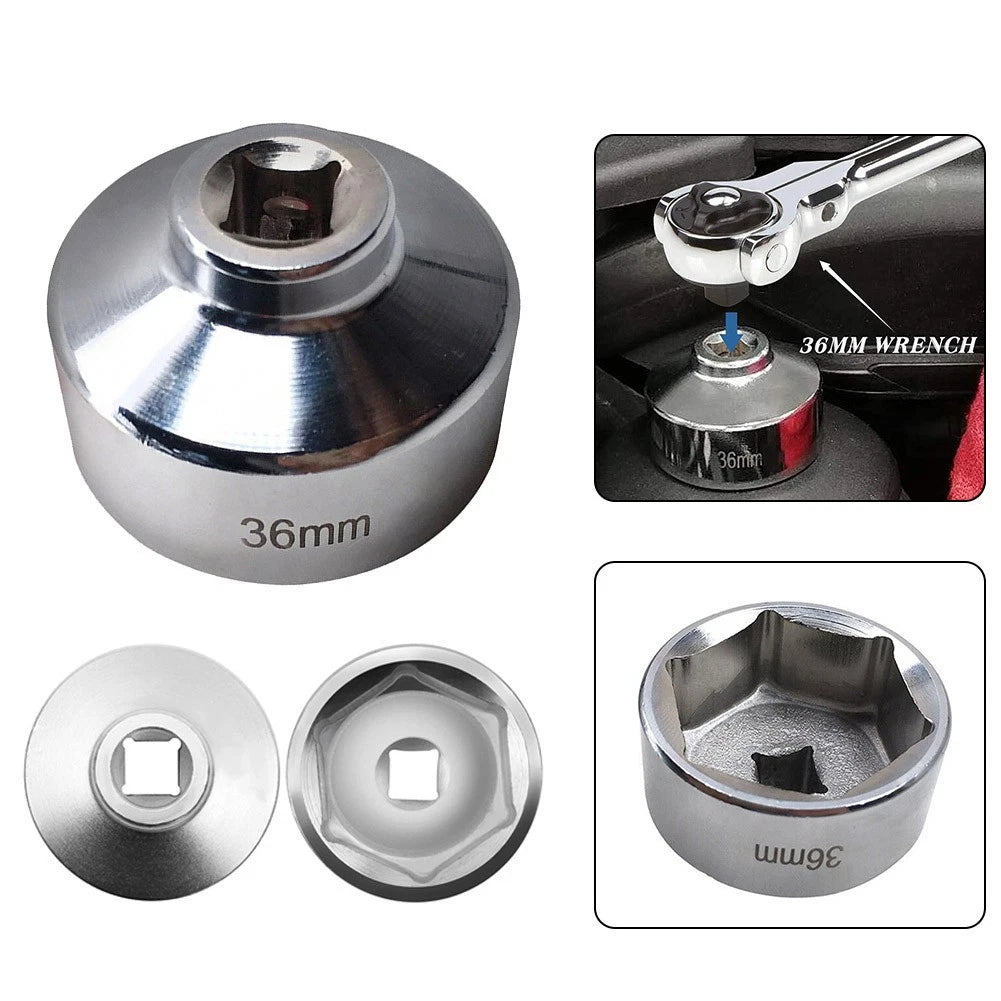 36mm 6-Point Socket Wrench for Oil Filter Cap (S9V1)