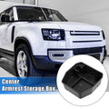 Black ABS Console Organizer Armrest Tray Storage Box for Land Rover Defender (2020–2023)