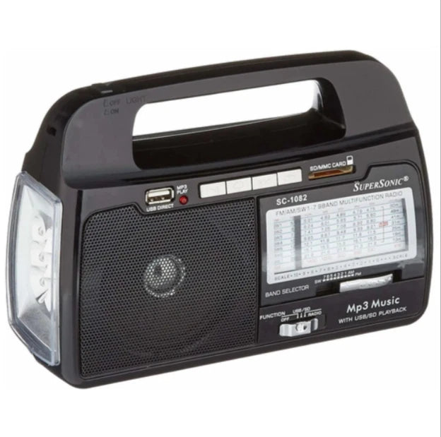 SuperSonic SC1082 Radio Receiver for AM/FM/SW (Used)