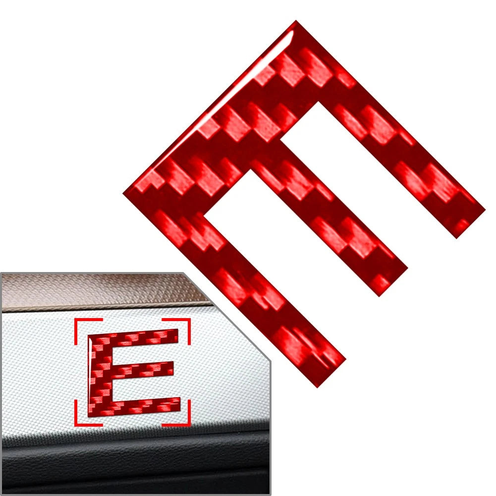 E Window Door Wall Car Badge Emblem Decals for