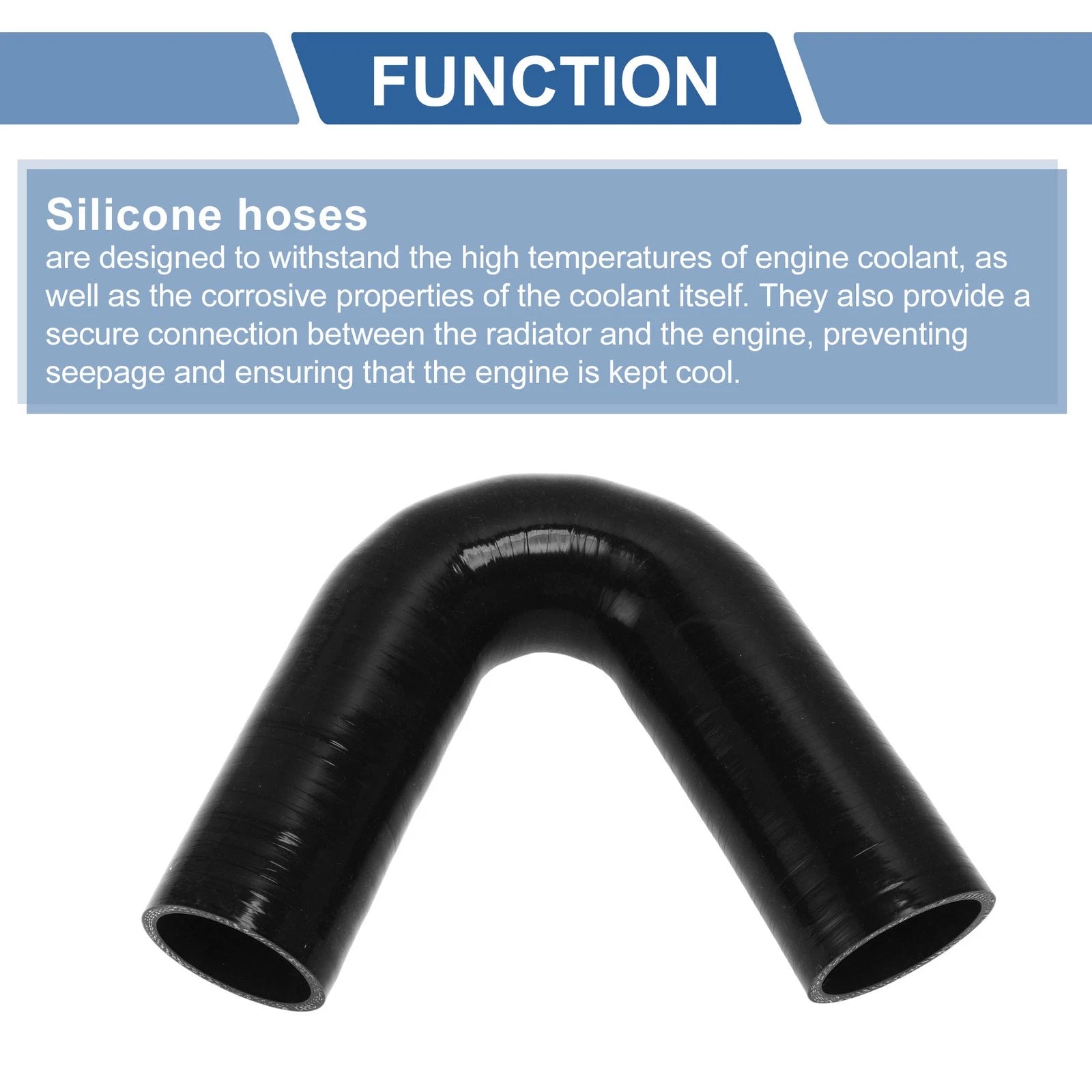 135° Silicone Elbow for Intercooler Heater 51mm (2.01") - 4 Layers