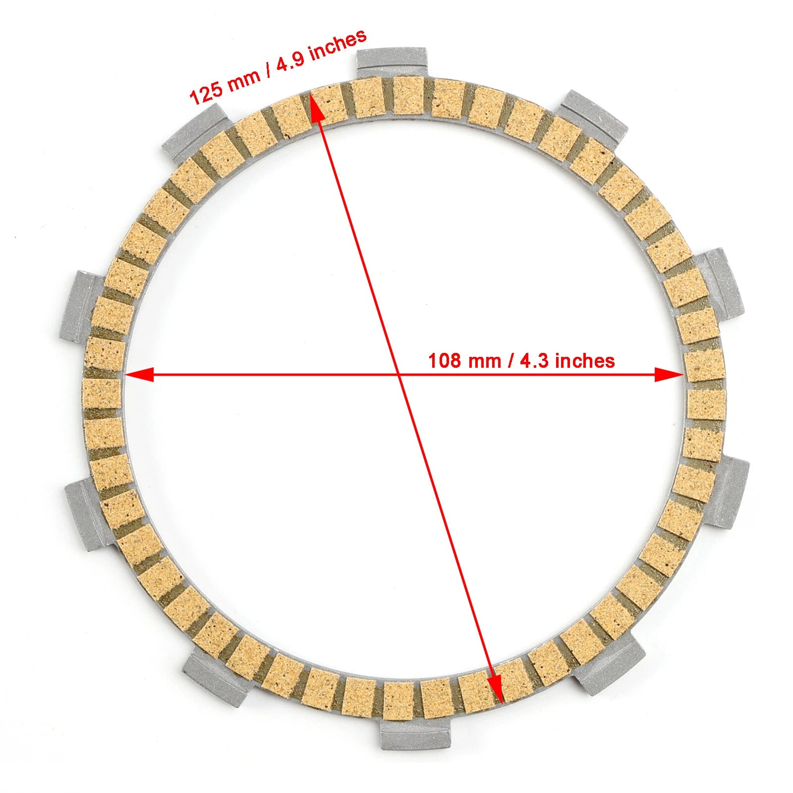 Clutch Friction Plate Kit for Husqvarna Norden 901 Expedition (2023–2024)