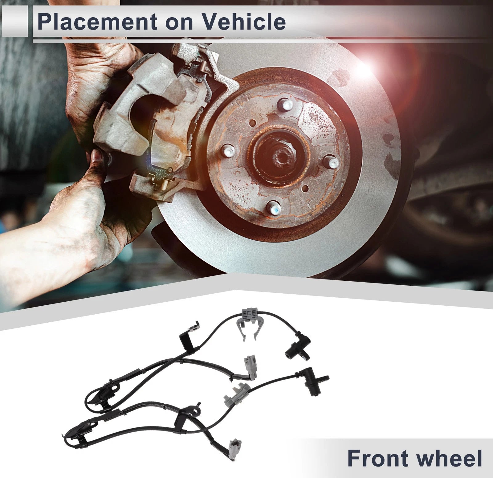 Front Wheel Brake Pad Wear Sensor Replacement for Toyota Highlander (2001–2003)
