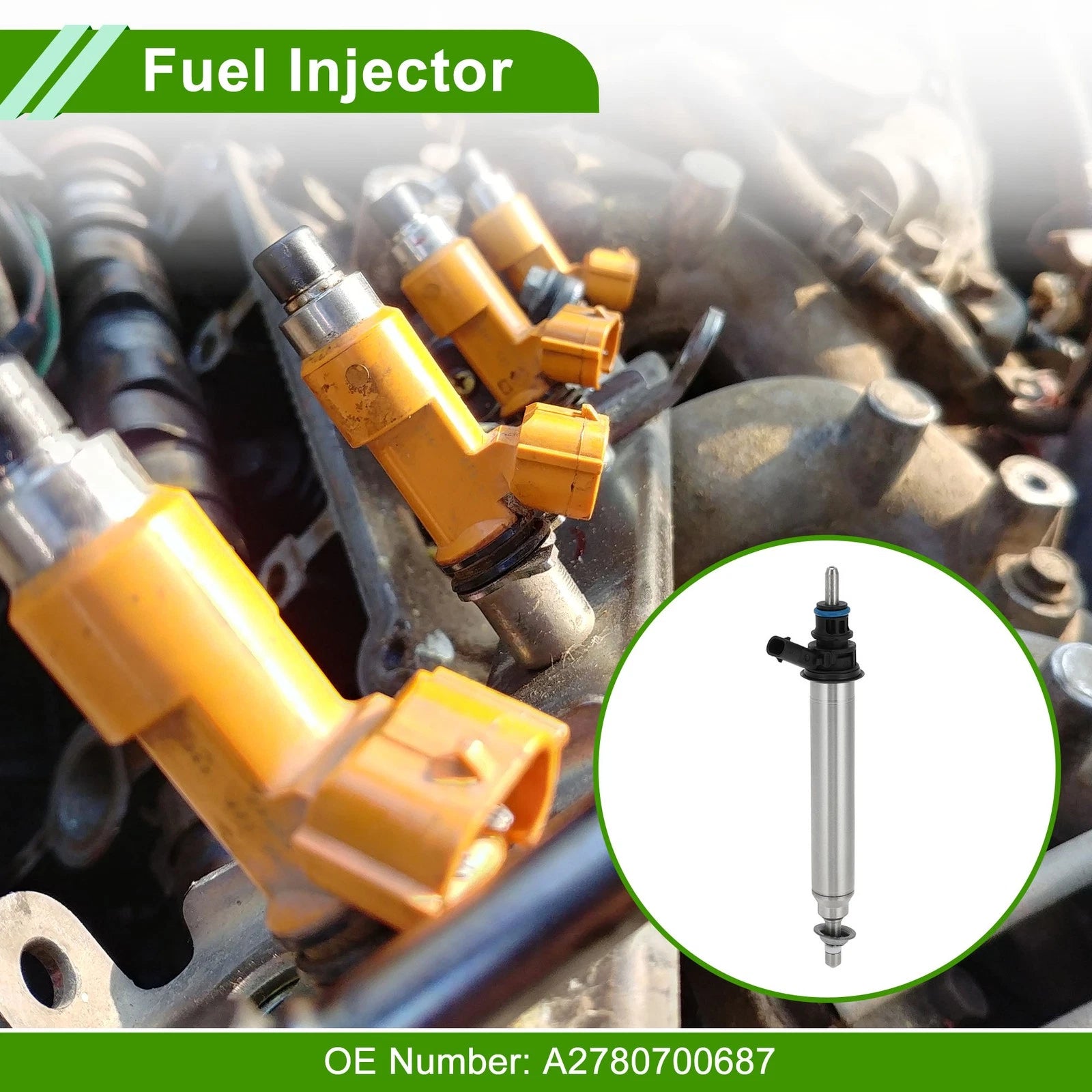Fuel Injector Replacement for Mercedes Benz C300 C350 (2012–2015) (2013–2014)