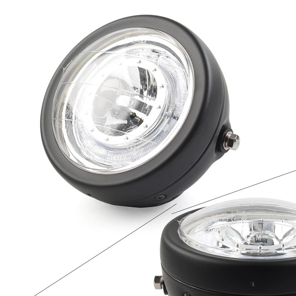 5-3/4" Switchback LED Halo DRL Angel Eye Headlight for