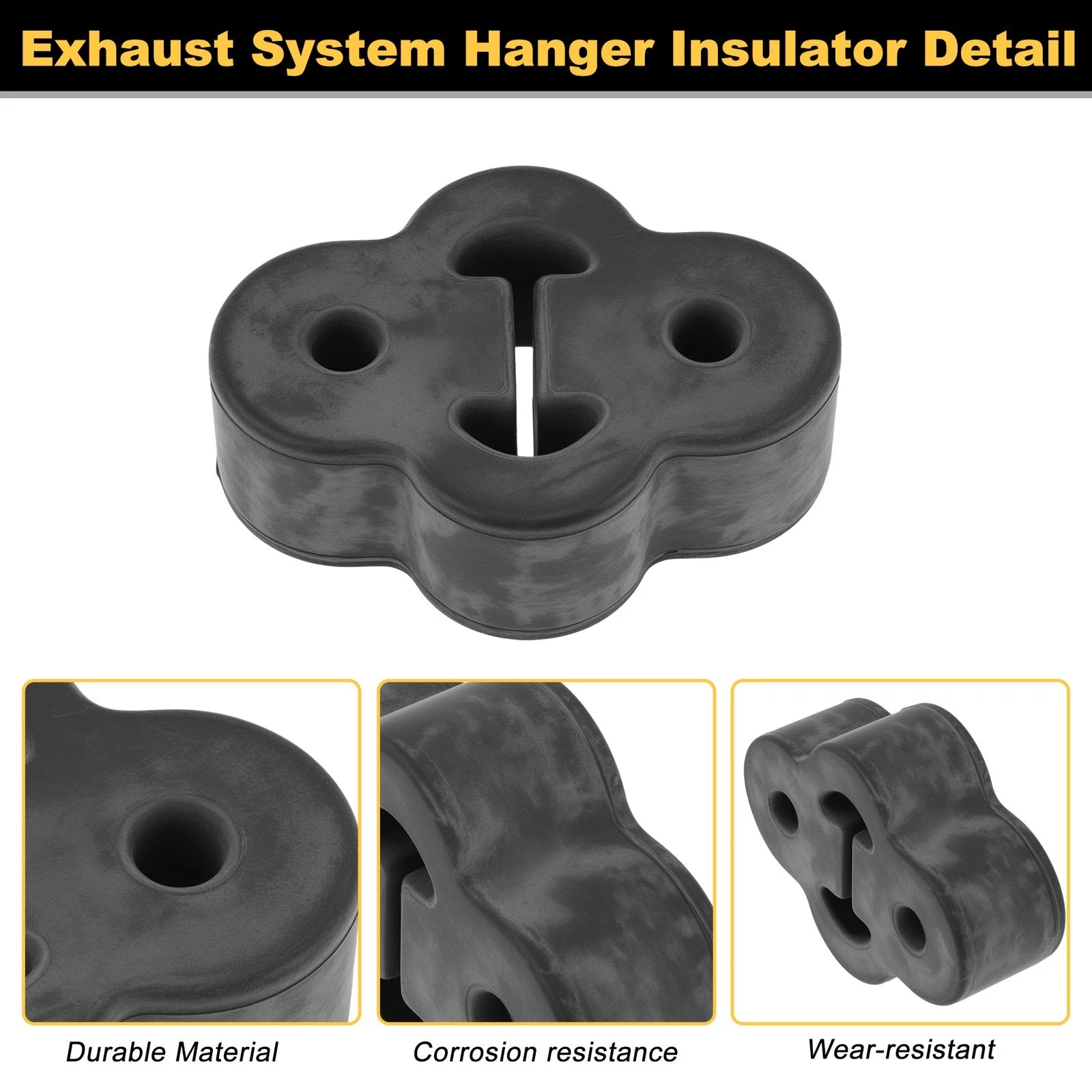1 pcs Rubber Exhaust Hanger Insulator for