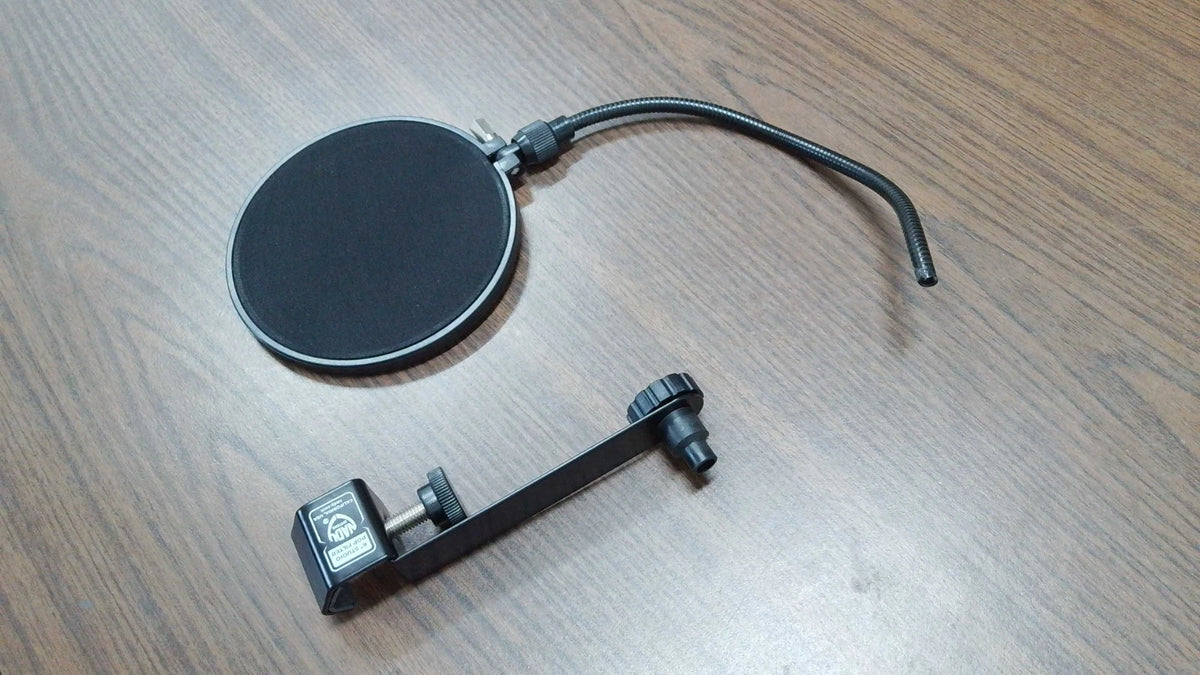 Pop Filter with Boom and Stand Clamp for Microphones (Nady SPF1)