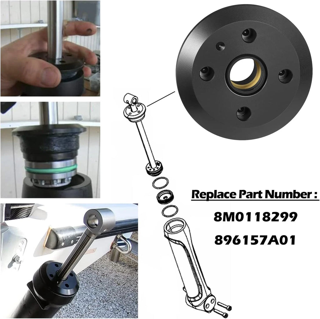 2X Outboard Verado Trim Cap for Mercury Outboard (896157A01, 200-300HP)