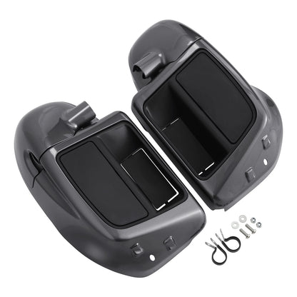 Lower Vented Fairings for Harley Street Glide (2014–2023) Gauntlet Gray Metallic