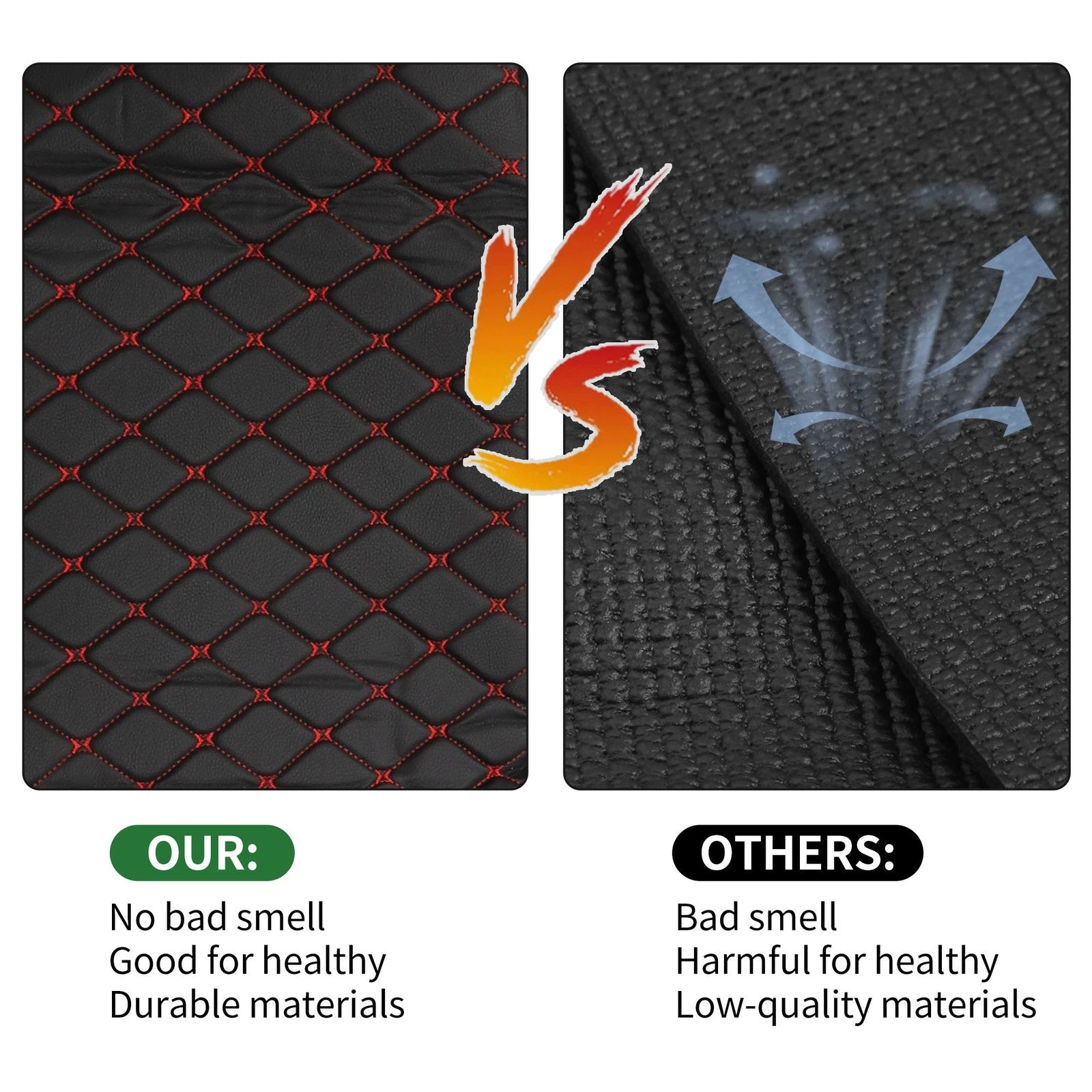 3D Diamond Pattern Cargo Liner Trunk Mat for Honda CRV (2002–2006)