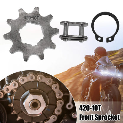 Front Engine Sprocket 20mm 10T Replacement Set for Dirt Bike Mini Bike (2000–2020)