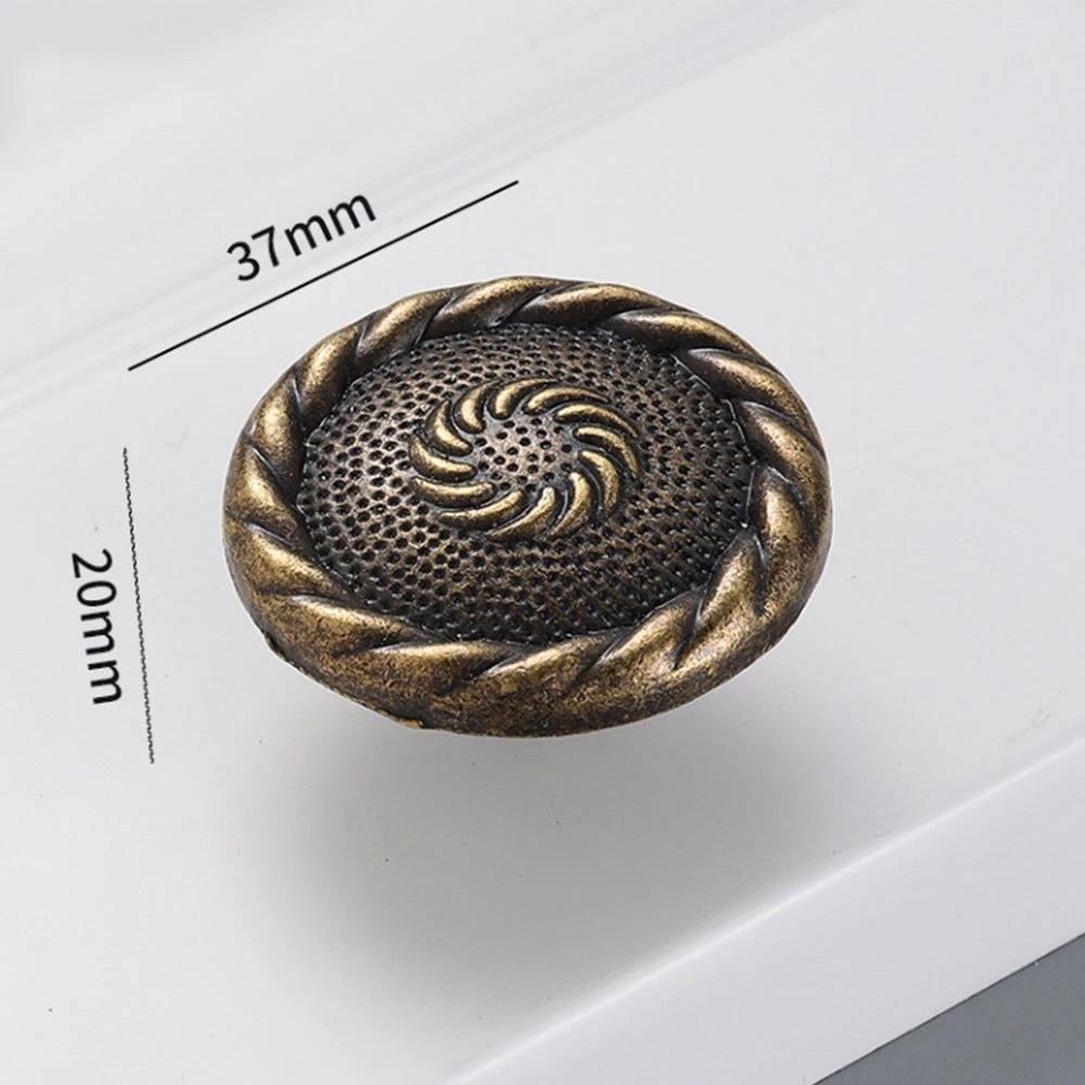 Set of 10 Zinc Alloy Pull Knobs for Cabinet Drawer (Universal Fit)