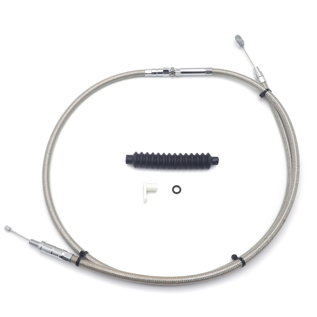 Stainless Braided Clutch Cable for Harley Electra Glide (2002–2006)