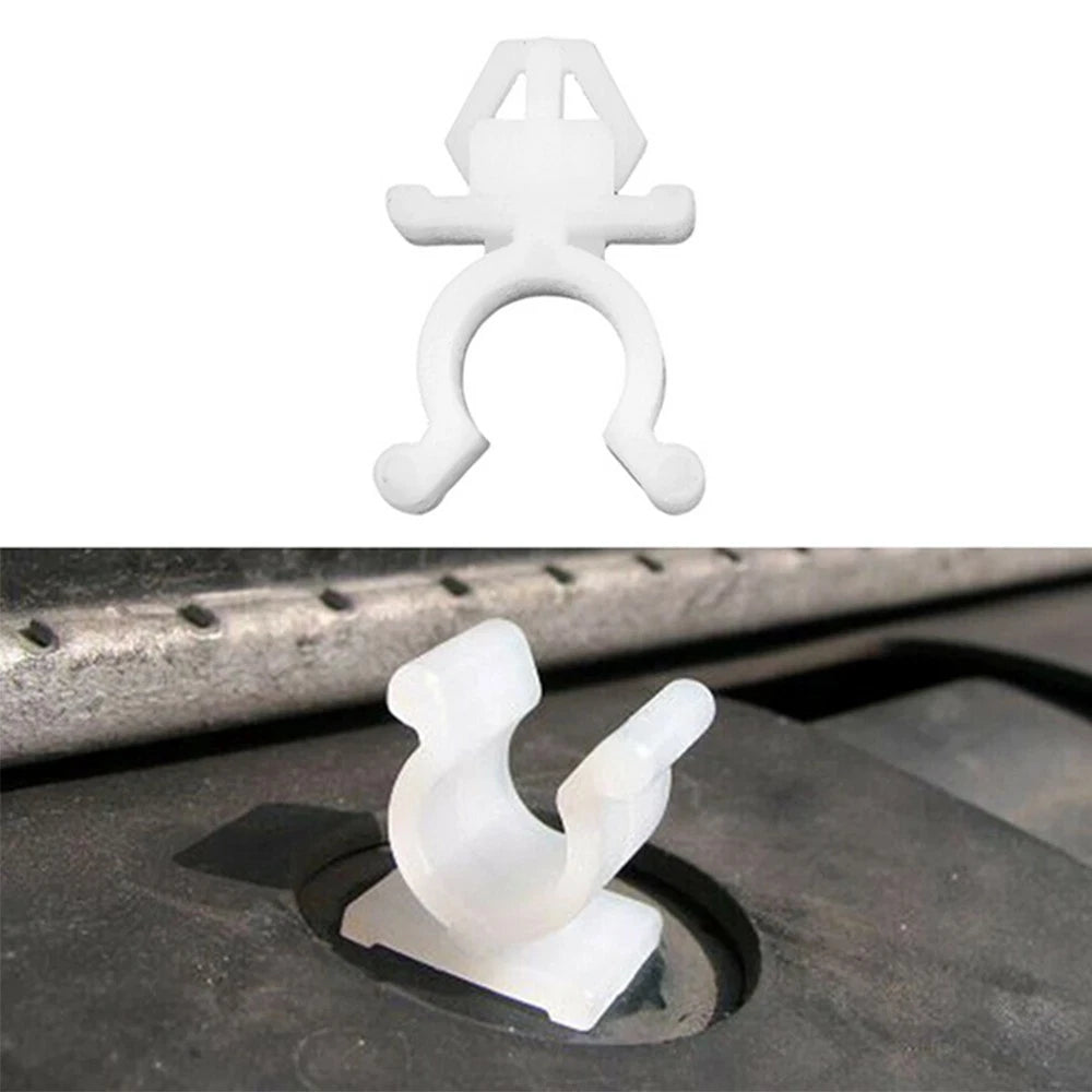 10Pcs Hood Rod Holder Clips for Nissan (65722-01E00, 6572201E00)