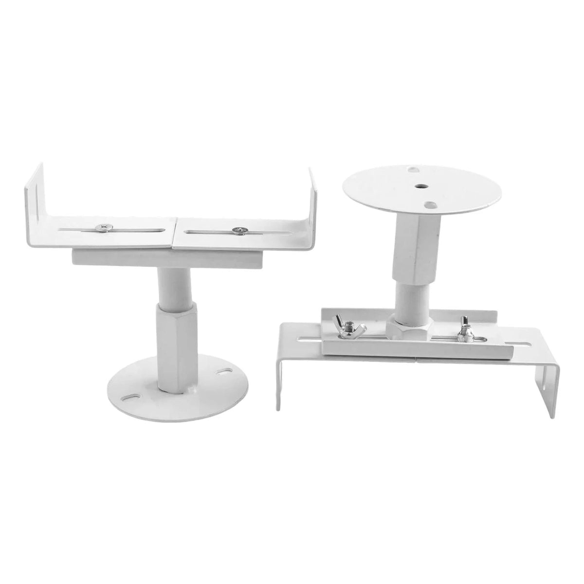 Set of 2 Adjustable Aluminum Floor Brackets for Radiators