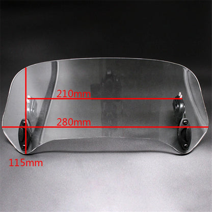 Adjustable Windshield Deflector Extender for Honda BMW Yamaha