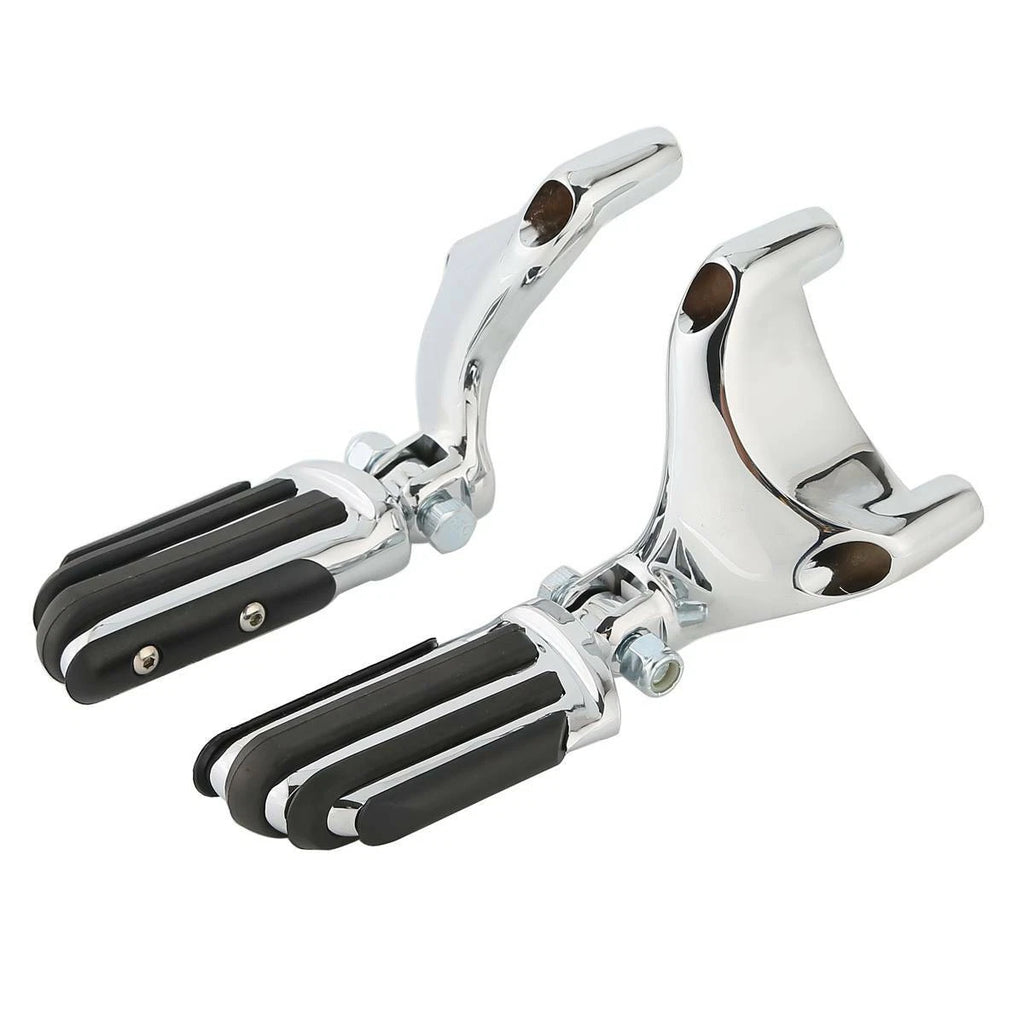 Chrome Passenger Footpeg Mount Bracket for Harley Sportster (2004–2013)