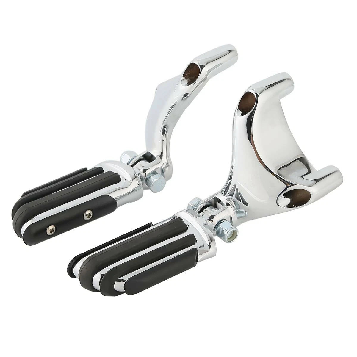 Chrome Passenger Footpeg Mount Bracket for Harley Sportster (2004–2013)