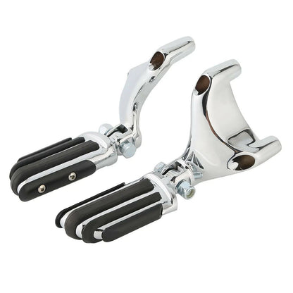 Chrome Passenger Footpeg Mount Bracket for Harley Sportster (2004–2013)
