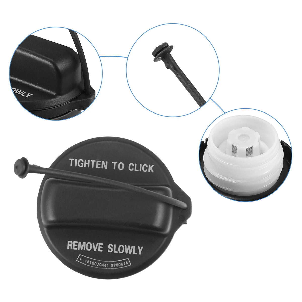 Fuel Tank Filler Cap Replacement for Honda Civic and Accord (2006–2015)