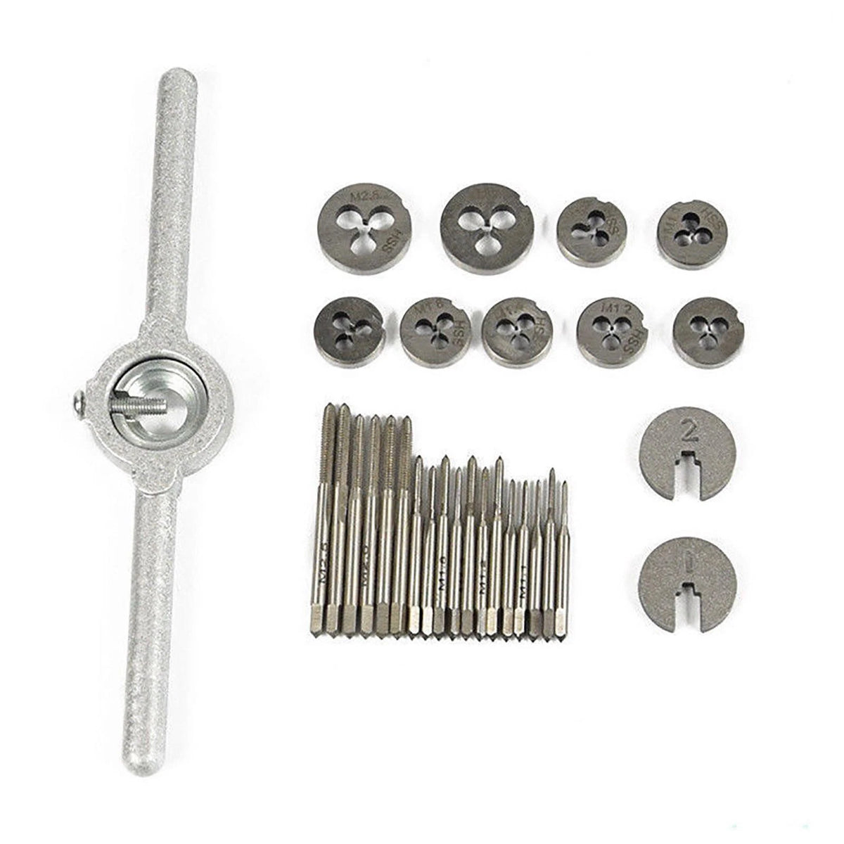 HSS Tap & Die Set for Watchmaker (1mm-2.5mm)